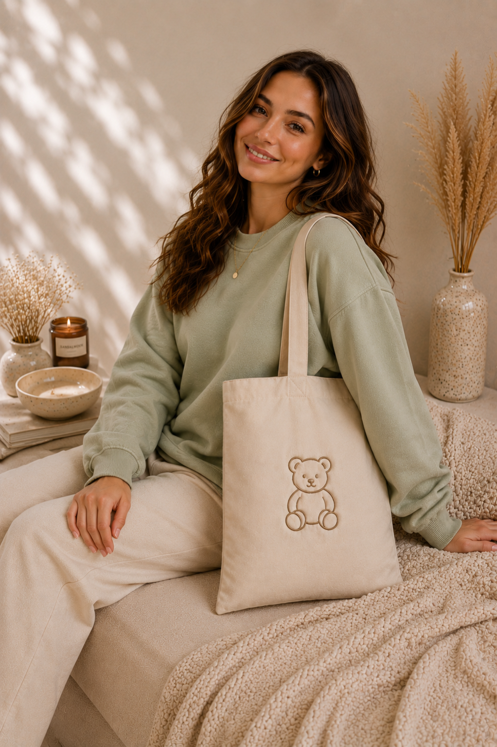 Pure Flo Lux Teddy Tote
